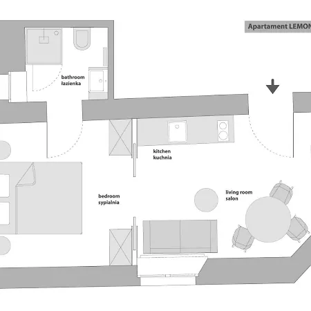 Sanhaus - Chopina 13 - Centrum, 5 Minut Od Plazy I Deptaka Apartament